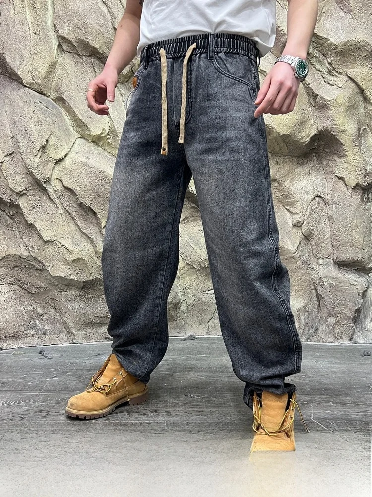 Faionable Elastic Waist Men's Jeans Line Waed Cotton Feel Skin-friendly Breathable Spring New Arrival
Faionable Elastic Waist Men's Jeans Line Waed Cotton Feel Skin-friendly Breathable Spring New Arrival