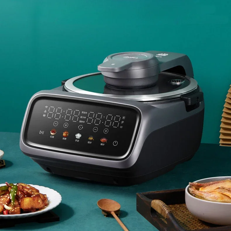Midea cooking machine household automatic intelligent wok high-power multifunctional no soot PY18 - X2 1800W cooking robot 220v
Midea cooking machine household automatic intelligent wok high-power multifunctional no soot PY18 - X2 1800W cooking robot 220v