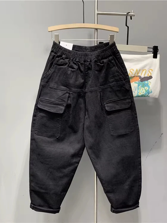 Широкие брюки-карго унисекс (300 Pou) для мужчин и женщин, летние, свободные, универсальные, в стиле Dad Pants, модные
Широкие брюки-карго унисекс (300 Pou) для мужчин и женщин, летние, свободные, универсальные, в стиле Dad Pants, модные