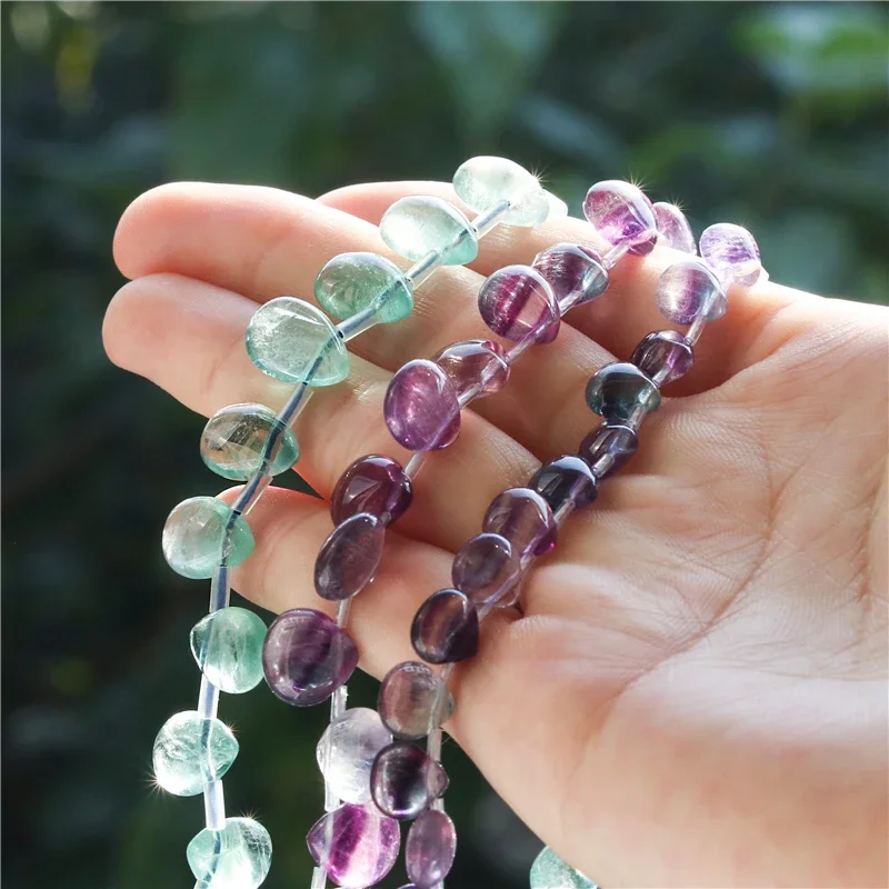Natural Stone 7A Fluorite Flat Drop Beads For Jewelry Making Diy Bracelet Necklace
Natural Stone 7A Fluorite Flat Drop Beads For Jewelry Making Diy Bracelet Necklace