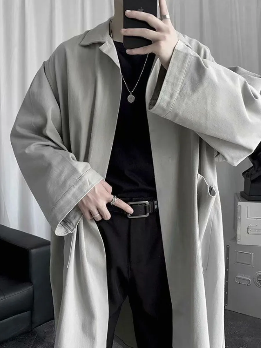 Ветровка унисекс свободного кроя средней длины, однотонная, тонкая, для весны и осени, модная, до колен, простой дизайн
Ветровка унисекс свободного кроя средней длины, однотонная, тонкая, для весны и осени, модная, до колен, простой дизайн