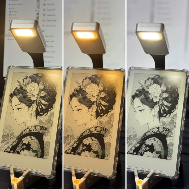LED Reading Lamp for XTEINK X3 X4 Ink Screen E-Book Reader Night Reading Light Rechargeable Book Clip Light Gamer Boy Girl Gifts
LED Reading Lamp for XTEINK X3 X4 Ink Screen E-Book Reader Night Reading Light Rechargeable Book Clip Light Gamer Boy Girl Gifts