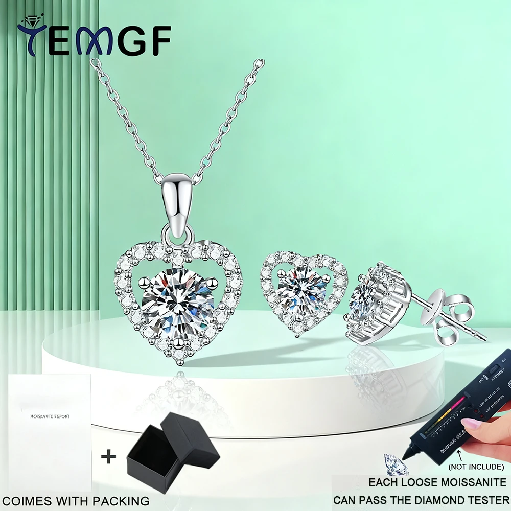 Ожерелье из чистого серебра TEMGF S925, серьги-гвоздики, основная инкрустация муассанитом, сверкающие ювелирные изделия для женщин, классические подарки для горячей любви
Ожерелье из чистого серебра TEMGF S925, серьги-гвоздики, основная инкрустация муассанитом, сверкающие ювелирные изделия для женщин, классические подарки для горячей любви