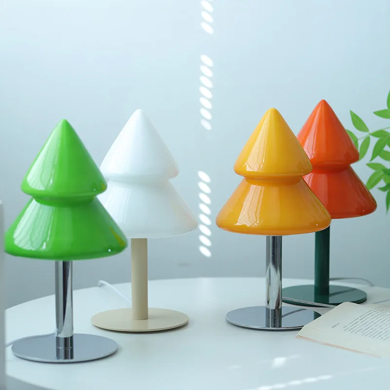 French creative Christmas tree glass table lamp desktop atmosphere decorative light ornament girl bedroom bedside lamp
French creative Christmas tree glass table lamp desktop atmosphere decorative light ornament girl bedroom bedside lamp