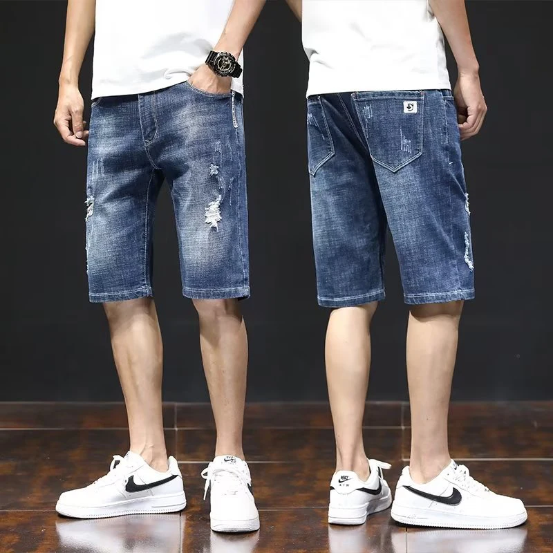2026 Men New High Waist Jeans Male Youth Trendy Loose Straight Leg Ripped Denim shorts Classic Blue Versatile Casual short pants
2026 Men New High Waist Jeans Male Youth Trendy Loose Straight Leg Ripped Denim shorts Classic Blue Versatile Casual short pants
