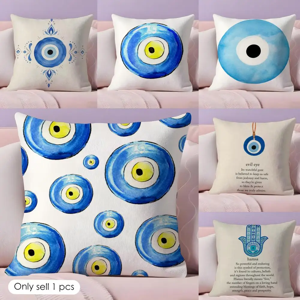 Turkish Evil Eyes Cushion Cover Short Plush Soft Double-Sided Printing Pillow Case Cozy Sofa Bedroom Home Decor Gift
Turkish Evil Eyes Cushion Cover Short Plush Soft Double-Sided Printing Pillow Case Cozy Sofa Bedroom Home Decor Gift