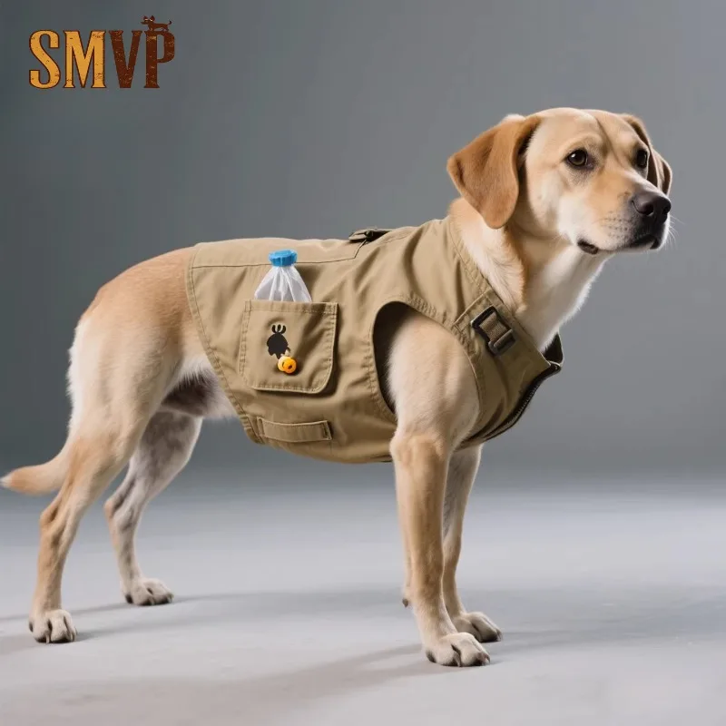 Spring and Summer New Khaki Tooling Vest with Decorative Doll Pockets Casual Style Pet Small Medium and Large Dog Clothes
Spring and Summer New Khaki Tooling Vest with Decorative Doll Pockets Casual Style Pet Small Medium and Large Dog Clothes