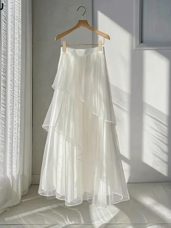 White A-Line Midi Skirt High Waist Women's Summer New plus Size Fat MM Belly Cover Slimming Me Skirt Korean Sle Cake Skirt
White A-Line Midi Skirt High Waist Women's Summer New plus Size Fat MM Belly Cover Slimming Me Skirt Korean Sle Cake Skirt