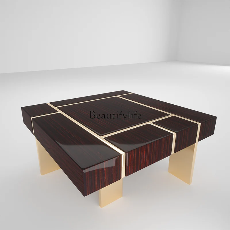 Light luxury coffee table Simple modern stainless steel coffee table Living room Small apartment Nordic coffee table
Light luxury coffee table Simple modern stainless steel coffee table Living room Small apartment Nordic coffee table