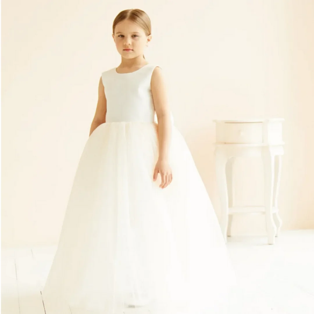 Flower Girl Dress A-Line Tiered Girls Princess Wedding Dress Girl Puffy Sleeves First Communion Gown Dress
Flower Girl Dress A-Line Tiered Girls Princess Wedding Dress Girl Puffy Sleeves First Communion Gown Dress
