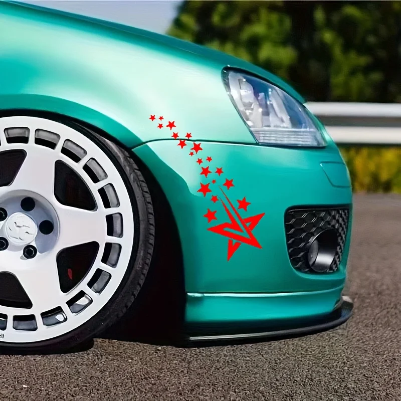 1SET Shooting Star Trail Waterproof Stickers – Multi-color Vinyl Decals for Car Body Fender Decor
1SET Shooting Star Trail Waterproof Stickers – Multi-color Vinyl Decals for Car Body Fender Decor
