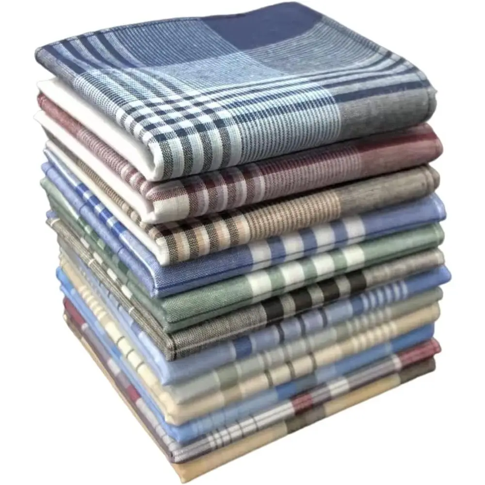 100% Cotton Men's Checkered Handkerchiefs
100% Cotton Men's Checkered Handkerchiefs