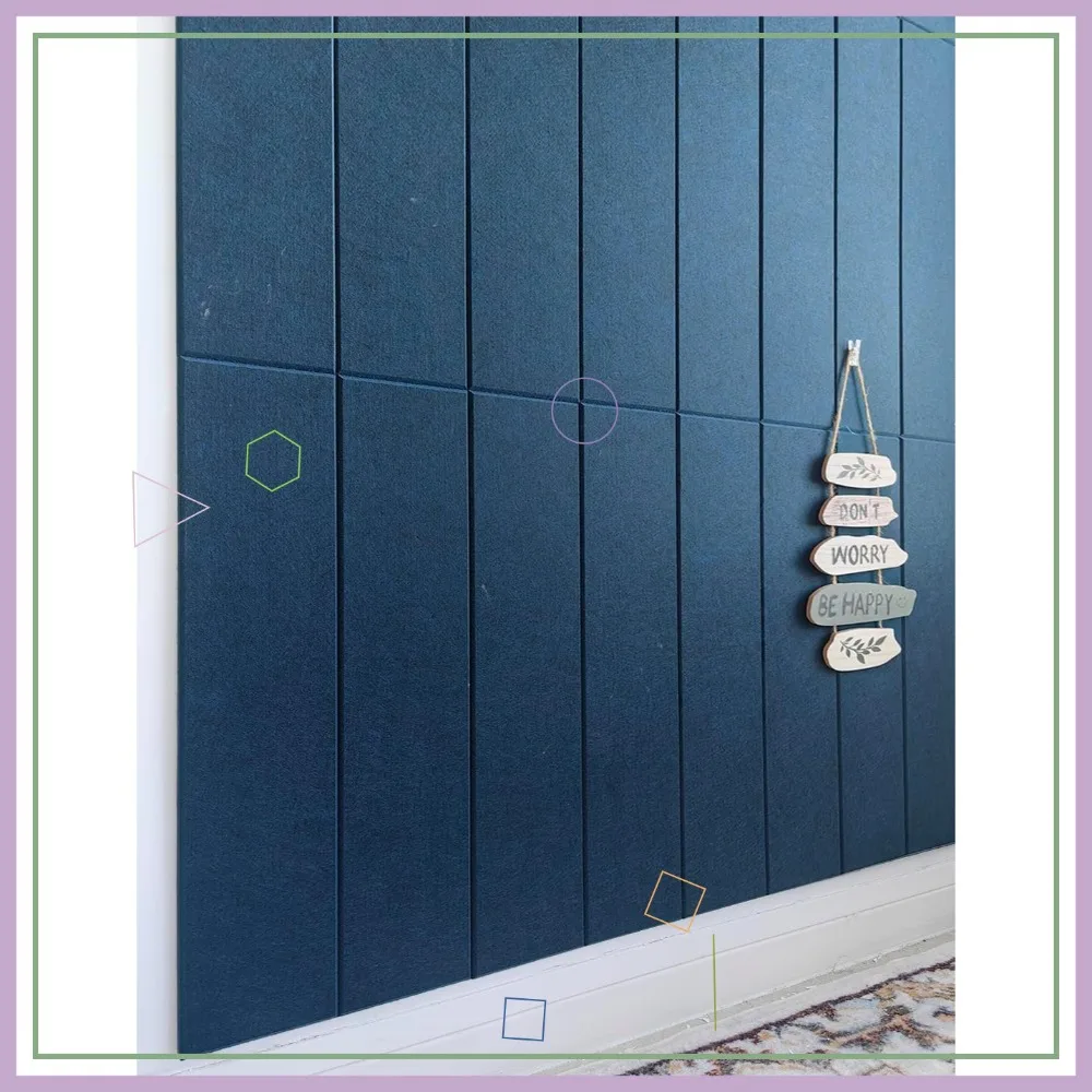 Shiplap Felt Wall Panels, 24 Pack Peel & Stick Sound Absorbing Tiles for Bedroom Living Room Office, Prussian Blue
Shiplap Felt Wall Panels, 24 Pack Peel & Stick Sound Absorbing Tiles for Bedroom Living Room Office, Prussian Blue