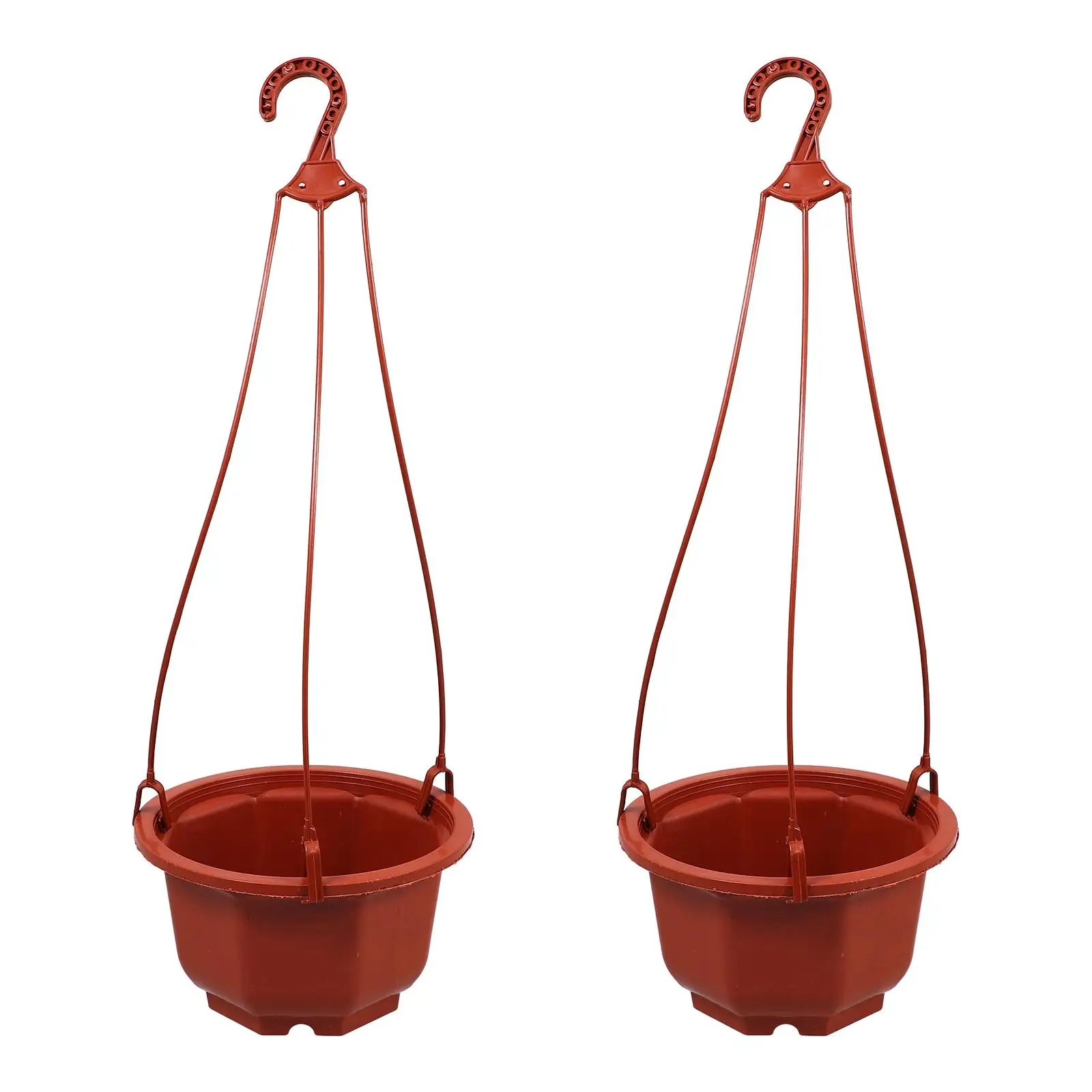 2 Pcs Hanging Flower Pots Plastic Vases for Garden Planters Balcony Garden Outdoor Planter Modern Style Long Lasting
2 Pcs Hanging Flower Pots Plastic Vases for Garden Planters Balcony Garden Outdoor Planter Modern Style Long Lasting