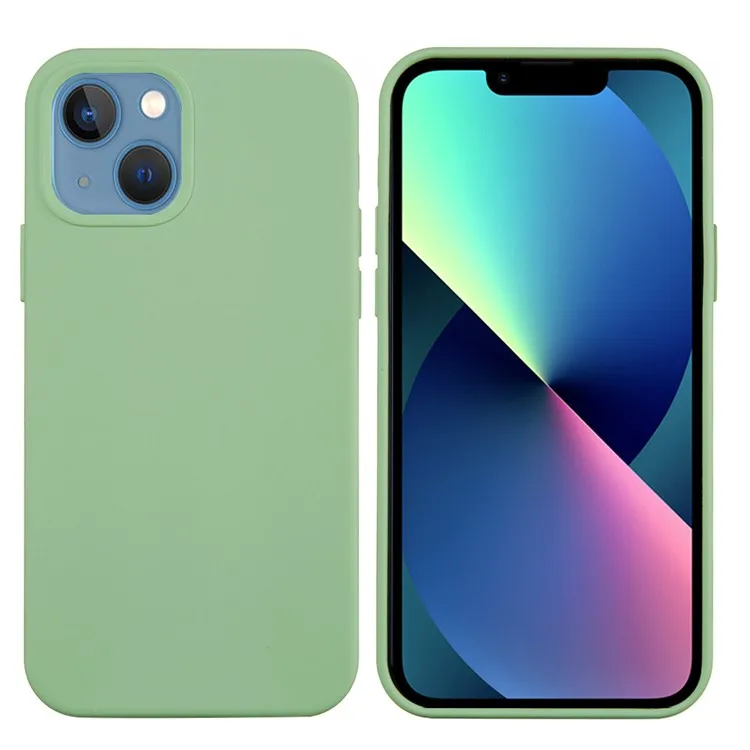 Well-Protected Anti-scratch Liquid Silicone Phone Back Case Phone Cover for iPhone 13 6.1 inch - Mint Green
Well-Protected Anti-scratch Liquid Silicone Phone Back Case Phone Cover for iPhone 13 6.1 inch - Mint Green