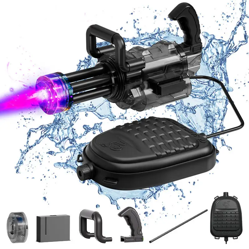 Summer Kids Electric Water Gun Toys Gatling High Speed Strong Power Shining Backpack Children Automatic Water Gun Outdoor Toy
Summer Kids Electric Water Gun Toys Gatling High Speed Strong Power Shining Backpack Children Automatic Water Gun Outdoor Toy