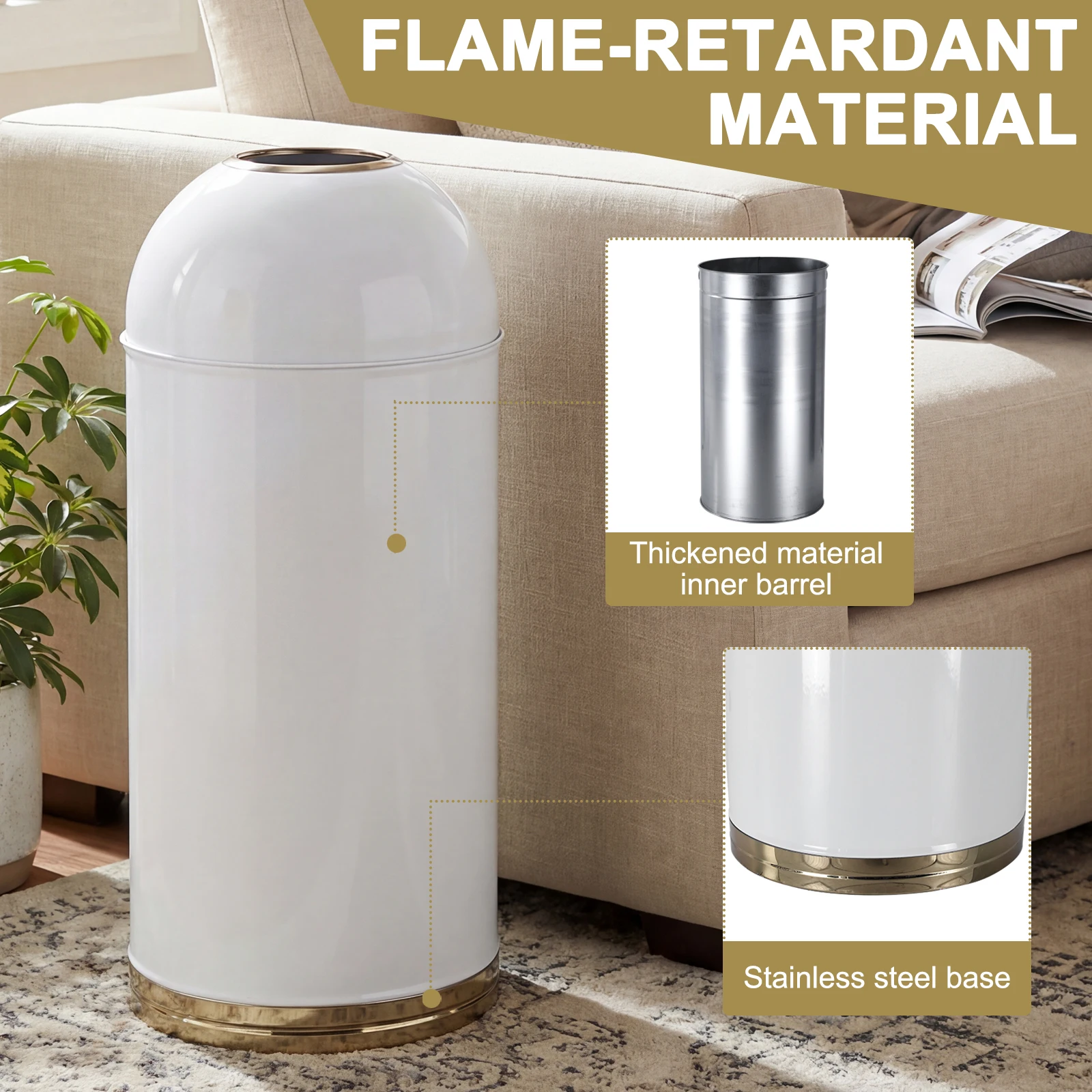 Уличная мусорная урна 58 л с вынимаемым внутренним ведром и открытым верхом для торговых центров, лифтов, въездов, аэропортов, коммерческих объектов
Уличная мусорная урна 58 л с вынимаемым внутренним ведром и открытым верхом для торговых центров, лифтов, въездов, аэропортов, коммерческих объектов