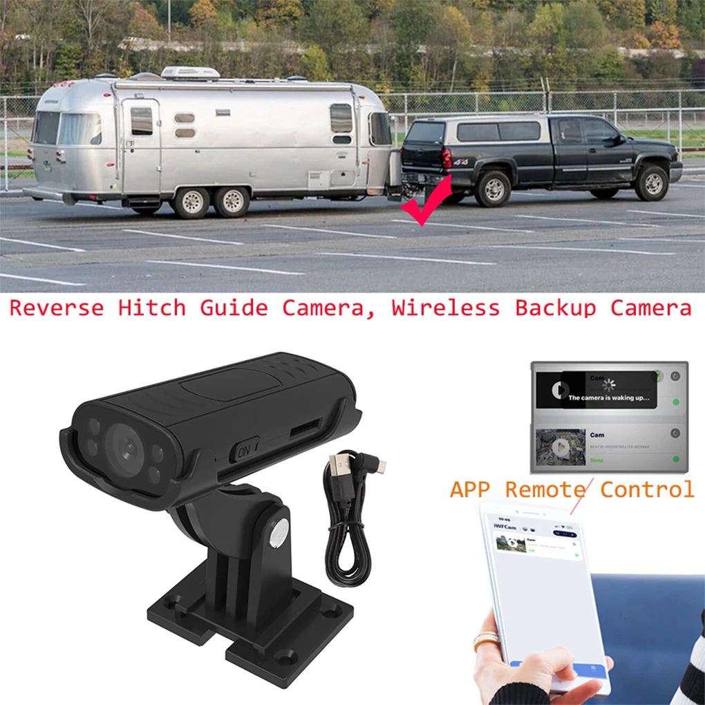 Reverse Hitch Guide Camera Rear View Camera Camera Wifi 150° Wide Angle WiFi Wireless Backup Camera
Reverse Hitch Guide Camera Rear View Camera Camera Wifi 150° Wide Angle WiFi Wireless Backup Camera