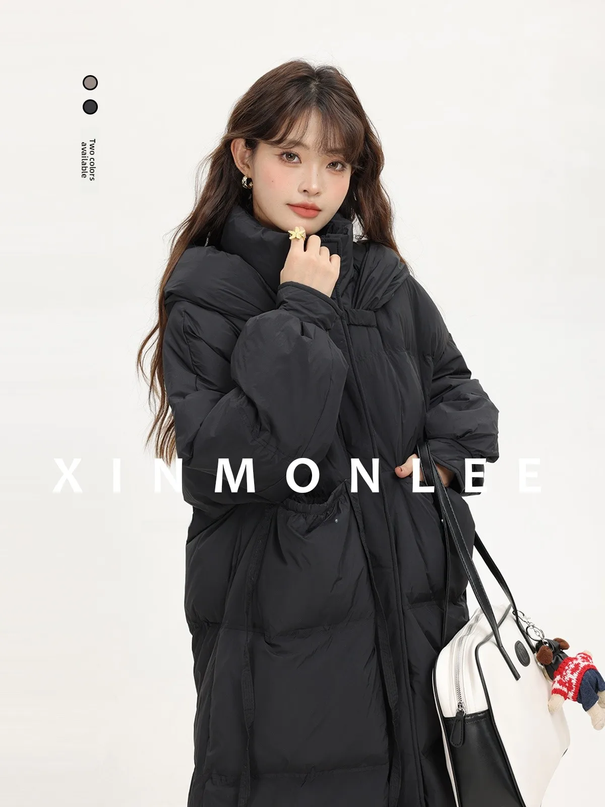 Ele Mid-Length Hooded down Jaet Women's Faion Versatile Cotton Padded Coat Warm Sli White Du Feather Filled
Ele Mid-Length Hooded down Jaet Women's Faion Versatile Cotton Padded Coat Warm Sli White Du Feather Filled