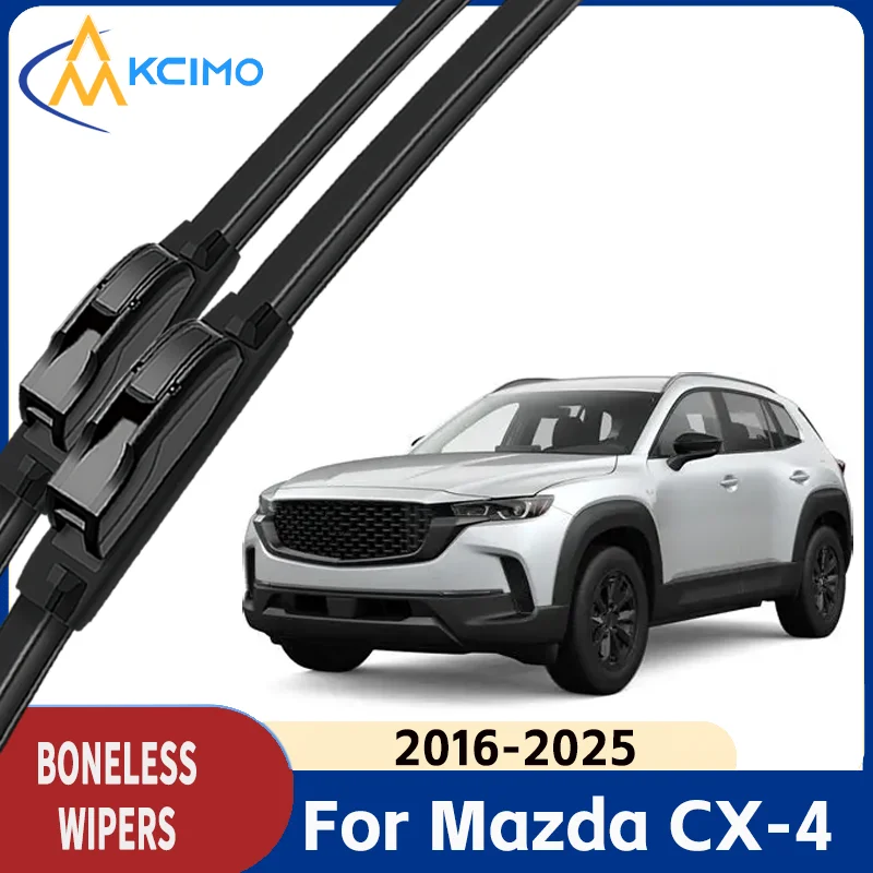 All Season Windshield Wiper Blades for Mazda CX-4 GK 2016-2025 Windscreen Wiper Soft Rubber Quiet Wiper Blade Car Accessories
All Season Windshield Wiper Blades for Mazda CX-4 GK 2016-2025 Windscreen Wiper Soft Rubber Quiet Wiper Blade Car Accessories