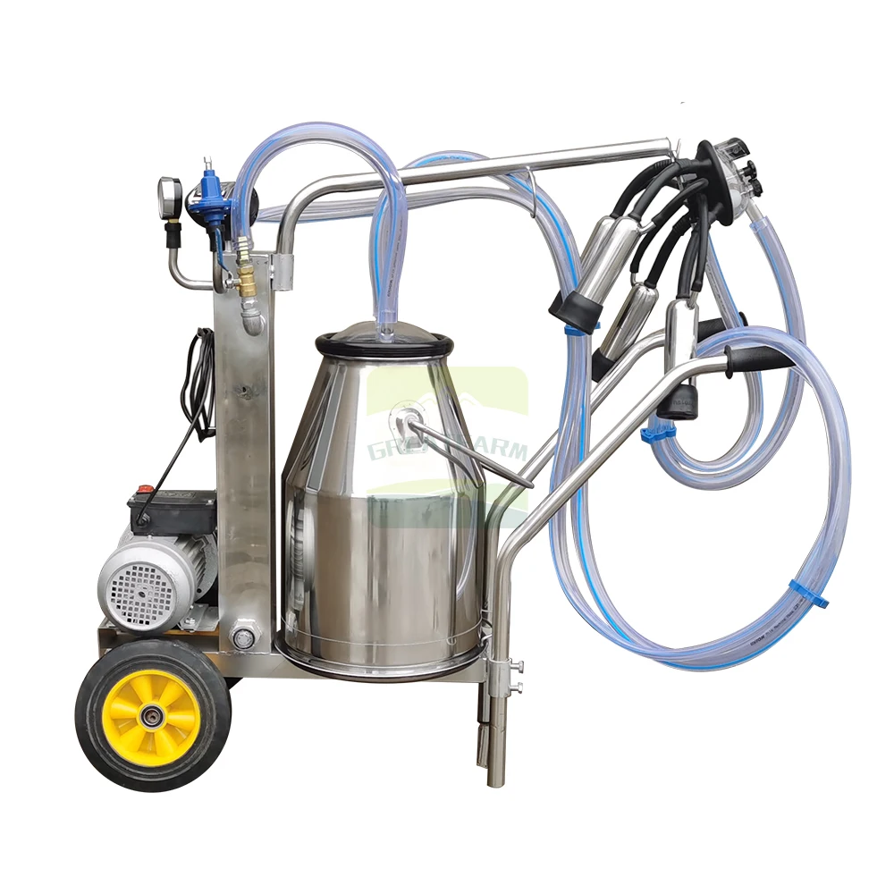 Great Farm Vacuum Milking Machine Single Barrel Vacuum Pump Milking Machine
Great Farm Vacuum Milking Machine Single Barrel Vacuum Pump Milking Machine