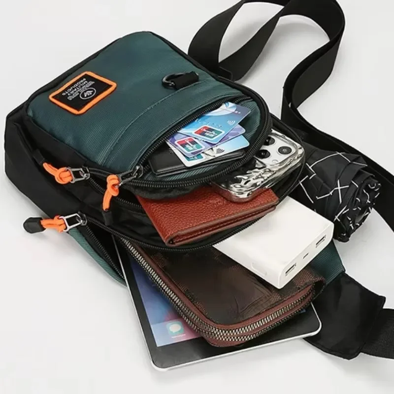 Fashion Men's Chest Bag Handbag Lightweight Oxford Fabric Crossbody Shoulder Bag Stylish Casual Men's Waist Packs Male Chest Bag
Fashion Men's Chest Bag Handbag Lightweight Oxford Fabric Crossbody Shoulder Bag Stylish Casual Men's Waist Packs Male Chest Bag