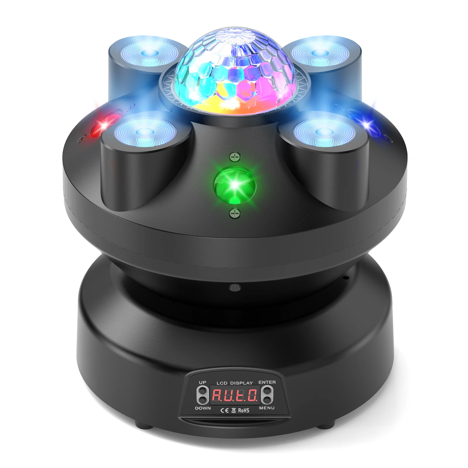 Yiflamefly 140W Magic Ball Party Light,4 in 1 DMX 512 Light 540° Rotating with 4 RGBW Light Effect For Shows House Parties Club
Yiflamefly 140W Magic Ball Party Light,4 in 1 DMX 512 Light 540° Rotating with 4 RGBW Light Effect For Shows House Parties Club