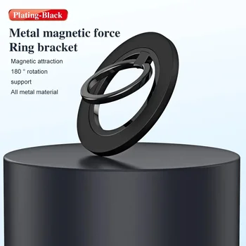 360° Magnetic Phone Ring Holder for MagSafe Kickstand Magnet Grip for IPhone 15 14 13 12 Pro Max Finger Ring Holder Stand