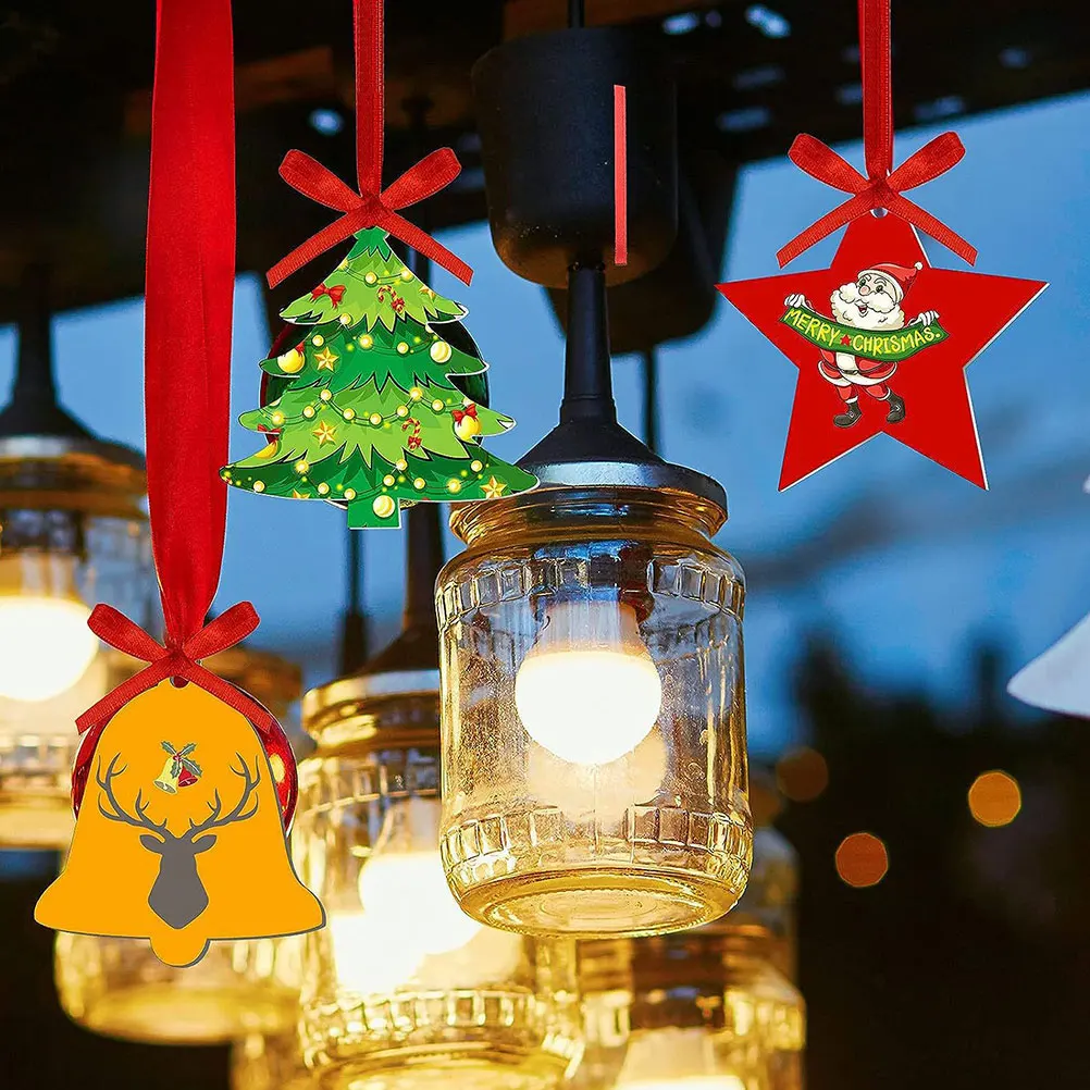 40 Set Christmas Tree Decoration Pendant Transparent Ornaments Decorate Clear Hanging Decorations for Home Acrylic Simple
40 Set Christmas Tree Decoration Pendant Transparent Ornaments Decorate Clear Hanging Decorations for Home Acrylic Simple