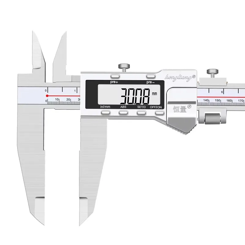 Hengliang 0-300mm Stainless Steel Digital Caliper, 0.01mm Double Knife Vernier
Hengliang 0-300mm Stainless Steel Digital Caliper, 0.01mm Double Knife Vernier
