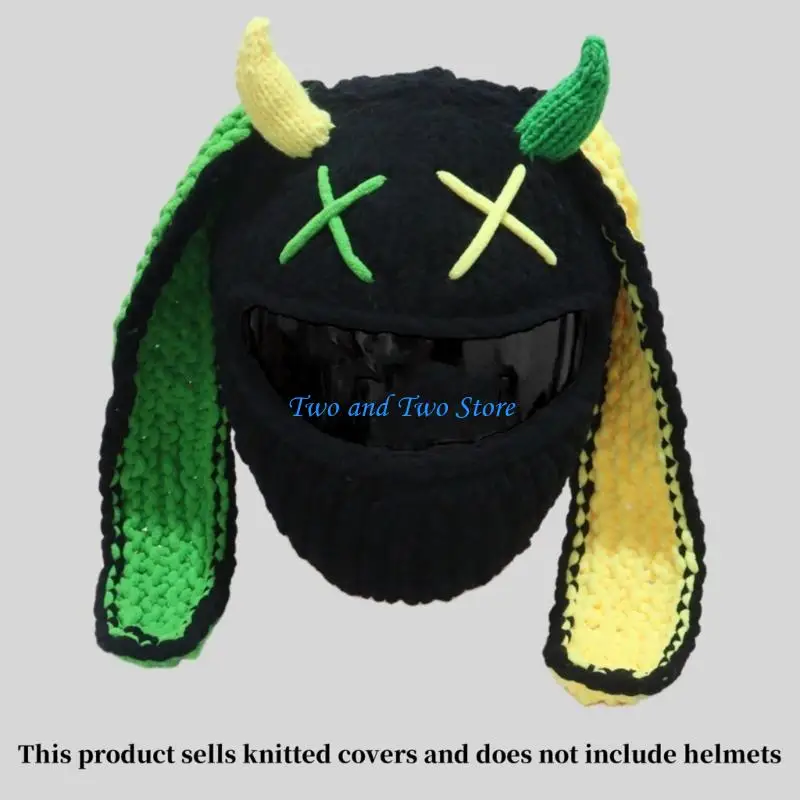 HX6F Hilarious Full Face Helmets Protective Cover Lovely Knitted Helmets Protector Gear 
HX6F Hilarious Full Face Helmets Protective Cover Lovely Knitted Helmets Protector Gear