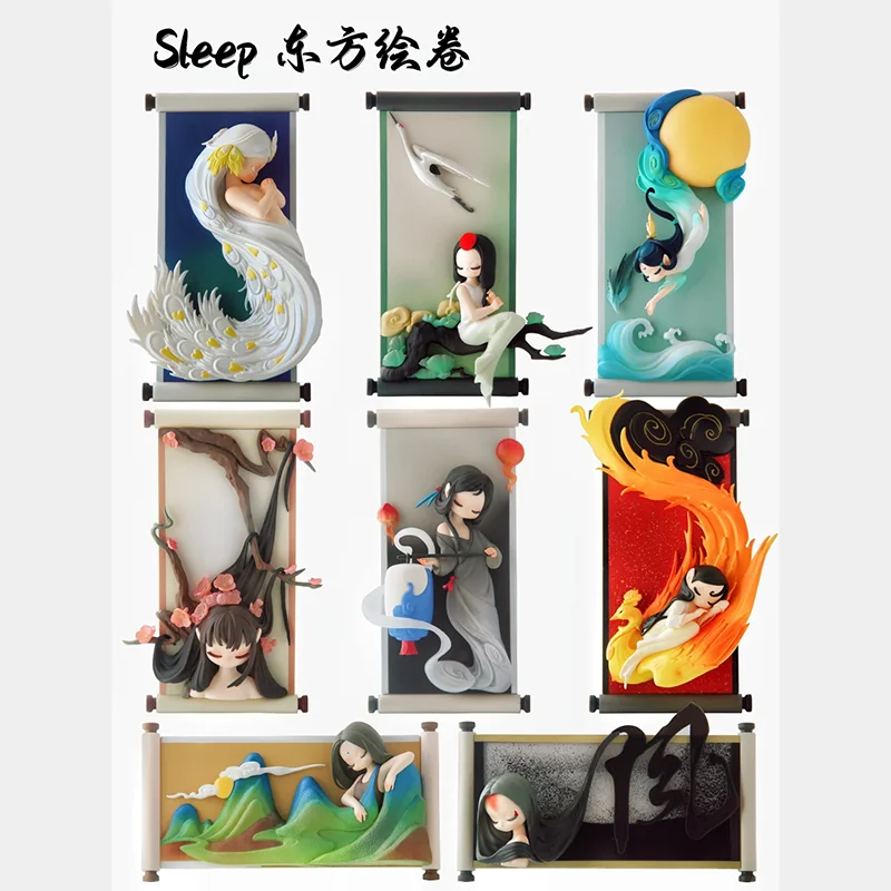 52 игрушки, натуральная серия Sleep Oriental Scroll, слепая коробка для девочек, кукла ручной работы в китайском стиле, декор, наклейка на холодильник, подарок на день рождения
52 игрушки, натуральная серия Sleep Oriental Scroll, слепая коробка для девочек, кукла ручной работы в китайском стиле, декор, наклейка на холодильник, подарок на день рождения