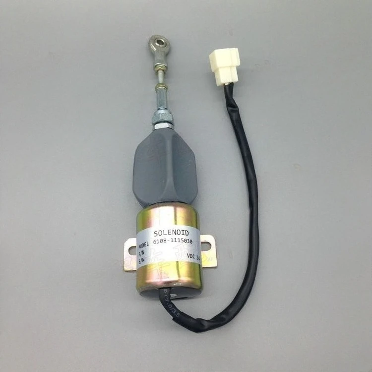 Запчасти для экскаваторов: Электромагнитный клапан остановки подачи топлива (соленоид) 6108-11115030, совместимый с YC85 135
Запчасти для экскаваторов: Электромагнитный клапан остановки подачи топлива (соленоид) 6108-11115030, совместимый с YC85 135