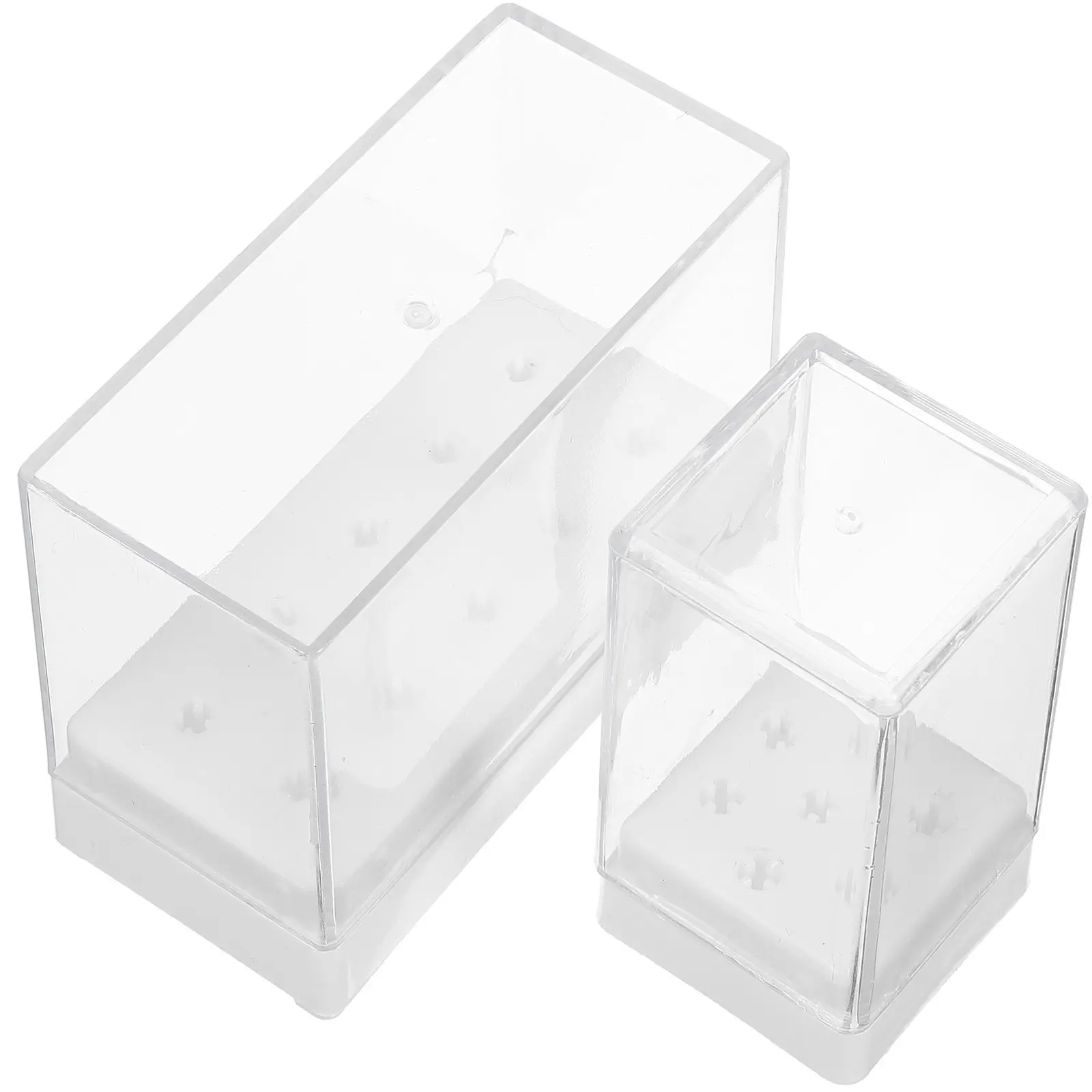 2Pcs Multi Hole Nail Drill Bit Holder Organizer Storage Box Display Stand for Nail Art Drill Bit Holder for Nails
2Pcs Multi Hole Nail Drill Bit Holder Organizer Storage Box Display Stand for Nail Art Drill Bit Holder for Nails