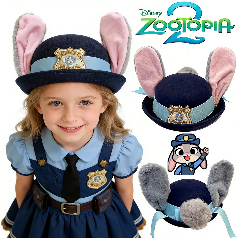 2026 Disney Zootopia 2 Judy Bendable Bunny Ear Sheriff Hat Movie Cos Anime Rabbit Police Headwear cosplay clothing Accessories
2026 Disney Zootopia 2 Judy Bendable Bunny Ear Sheriff Hat Movie Cos Anime Rabbit Police Headwear cosplay clothing Accessories