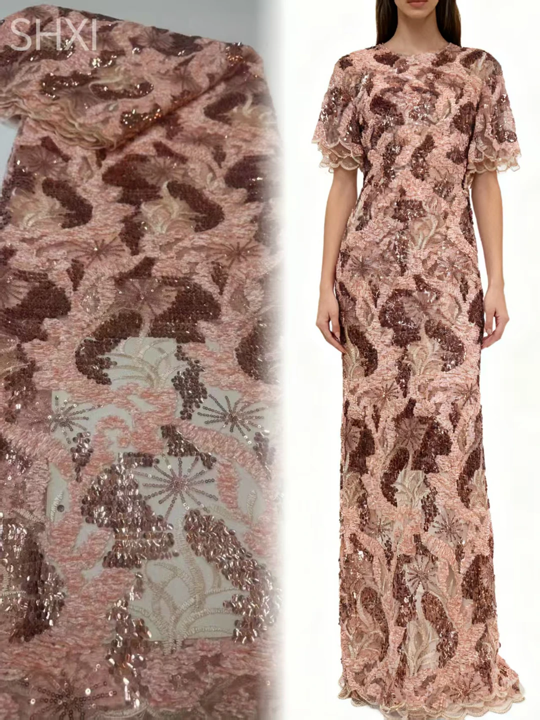 Multicolor French Mesh Lace Fabric African Sequins Lace Fabrics High Quality Nigerian Tulle Net For Sewing Women Dress 5 Yards
Multicolor French Mesh Lace Fabric African Sequins Lace Fabrics High Quality Nigerian Tulle Net For Sewing Women Dress 5 Yards