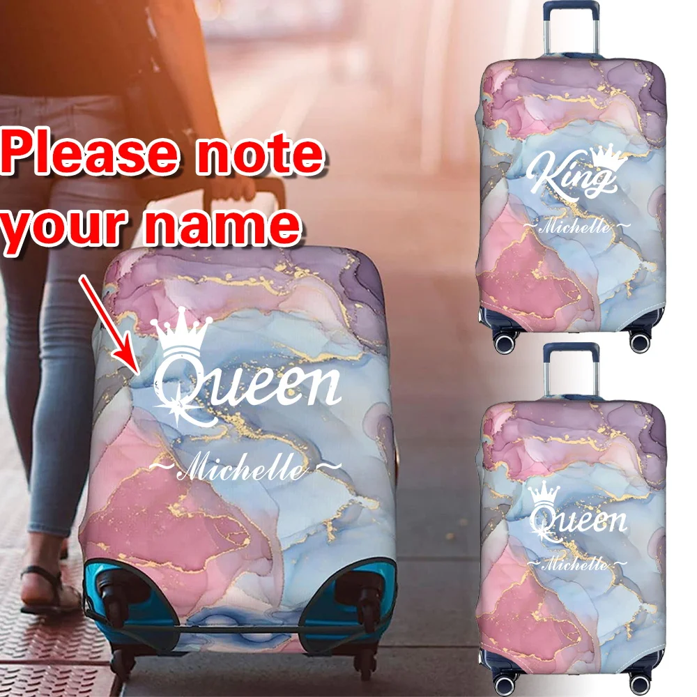 Персонализированный индивидуальный чехол для тележки с именем, дорожные аксессуары, толстый эластичный чехол для багажа, 18-32 дюйма, пылезащитные чехлы
Персонализированный индивидуальный чехол для тележки с именем, дорожные аксессуары, толстый эластичный чехол для багажа, 18-32 дюйма, пылезащитные чехлы