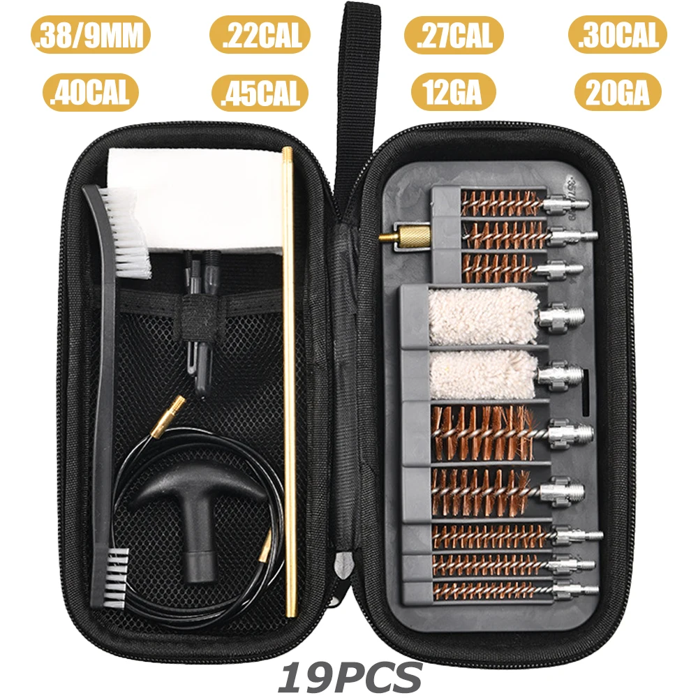 Universal multi caliber gun cleaning kit handgun rifle Bagged Pipe Dredging Cleaning Brush Hunting Sport Picks Kits
Universal multi caliber gun cleaning kit handgun rifle Bagged Pipe Dredging Cleaning Brush Hunting Sport Picks Kits