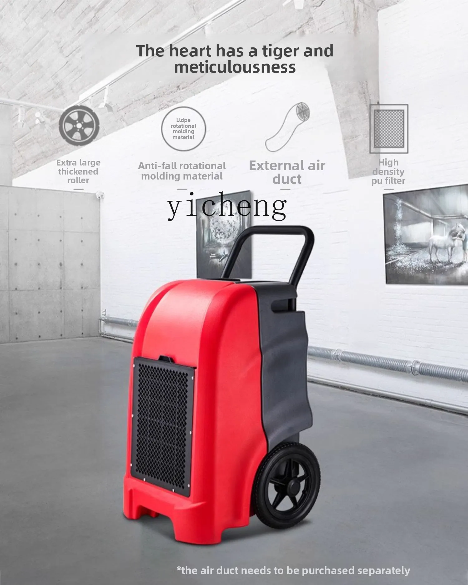 ZZ industrial hand push dehumidifier villa basement with water pump powerful drainage dehumidifier
ZZ industrial hand push dehumidifier villa basement with water pump powerful drainage dehumidifier