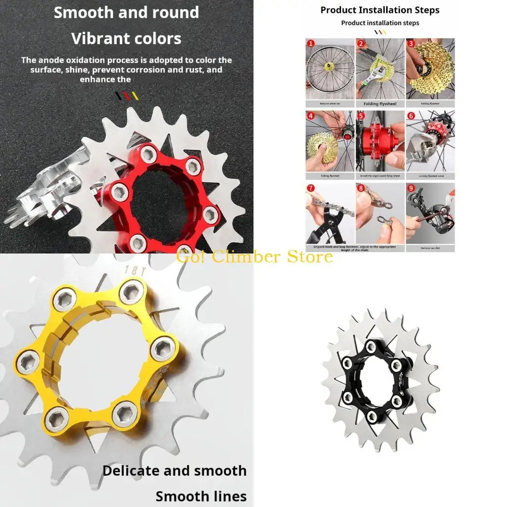 Q84C Mountain Bike Freewheels High Strength Single Speed Flywheel Easily to Install
Q84C Mountain Bike Freewheels High Strength Single Speed Flywheel Easily to Install