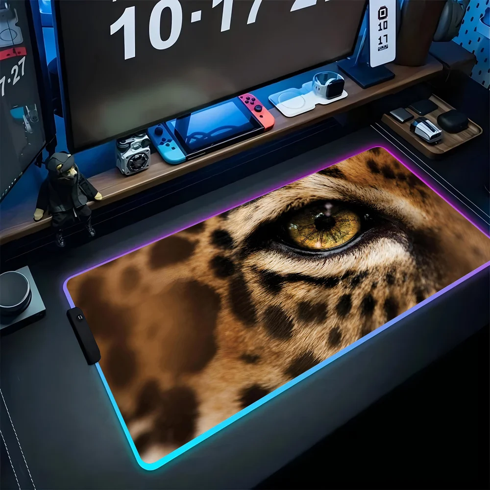 Jaguar Animal Mousepad XXL RGB Gaming Mouse Pads HD Black Gamer Accessories Large LED
Jaguar Animal Mousepad XXL RGB Gaming Mouse Pads HD Black Gamer Accessories Large LED