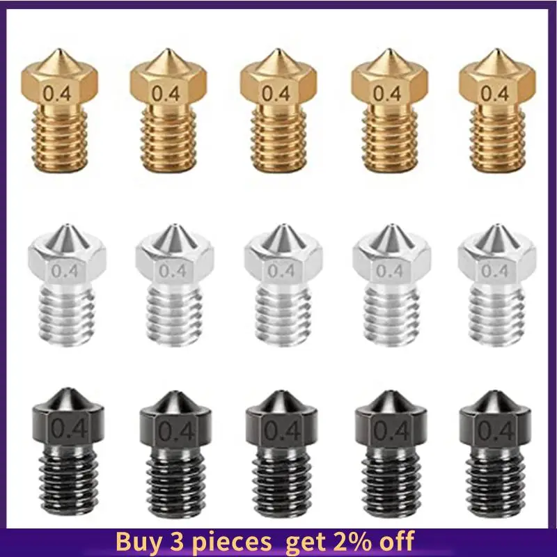15PCS Nozzles Kit For Anycubic Koba Accessories 5PCS Hardened Steel + 5PCS Stainless Steel + 5PCS Brass 0.4Mm Nozzles Kit
15PCS Nozzles Kit For Anycubic Koba Accessories 5PCS Hardened Steel + 5PCS Stainless Steel + 5PCS Brass 0.4Mm Nozzles Kit