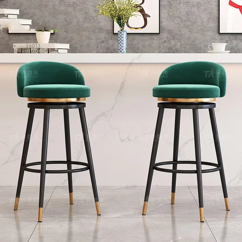 Rotating Metal Stool Bar Chair Luxury Velvet Designer Kitchen Bar Chairs Reception Cadeiras De Jantar House Furniture MQ50BY
Rotating Metal Stool Bar Chair Luxury Velvet Designer Kitchen Bar Chairs Reception Cadeiras De Jantar House Furniture MQ50BY