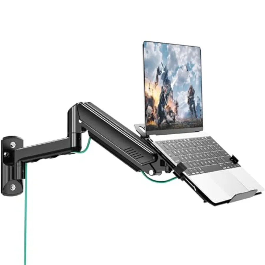 Laptop Wall Mount 2-in-1 Monitor Wall Mount with Vented Tray for 11-17" Notebook/13-32 Computer Screen Full Motion Adjustable L
Laptop Wall Mount 2-in-1 Monitor Wall Mount with Vented Tray for 11-17" Notebook/13-32 Computer Screen Full Motion Adjustable L