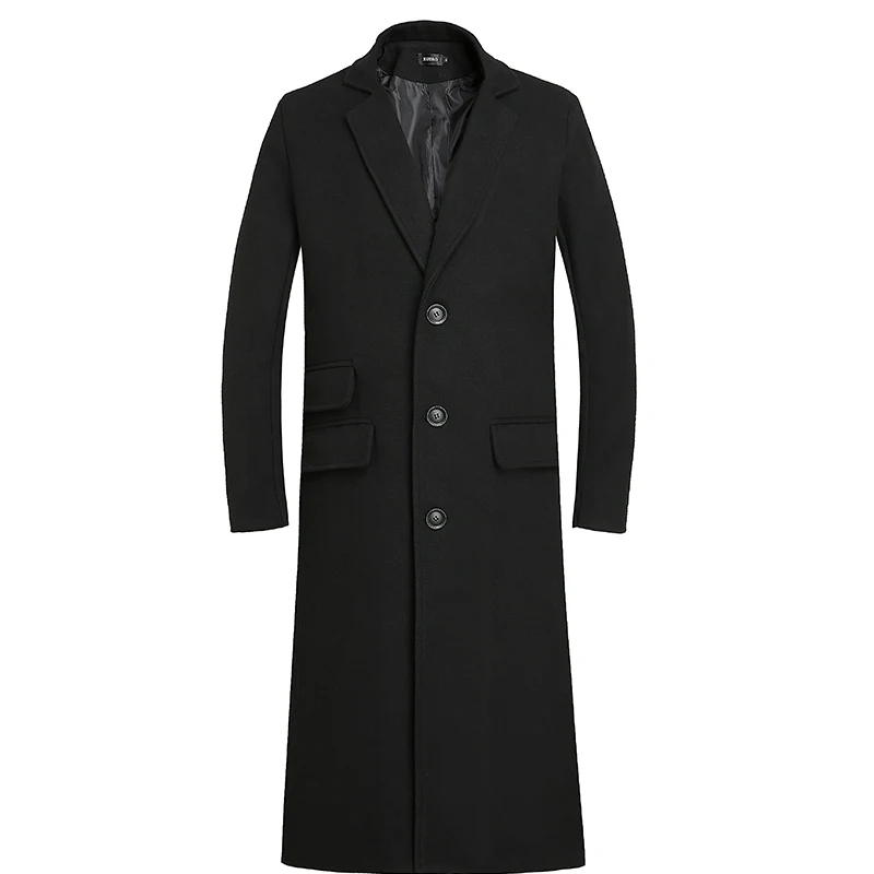 Nice New Woolen Coat men's Korean Fashion Over The Knee Mid Length Winter Thickening Loose Double Breasted Warm Long Coat S-4XL
Nice New Woolen Coat men's Korean Fashion Over The Knee Mid Length Winter Thickening Loose Double Breasted Warm Long Coat S-4XL
