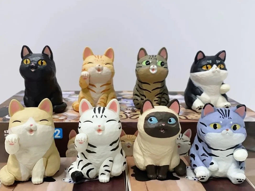 New Products In Stock Wooden Carved Cat Island Blind Box Cute Cat Action Figure Desktop Decoration Festival Surprise Gifts
New Products In Stock Wooden Carved Cat Island Blind Box Cute Cat Action Figure Desktop Decoration Festival Surprise Gifts
