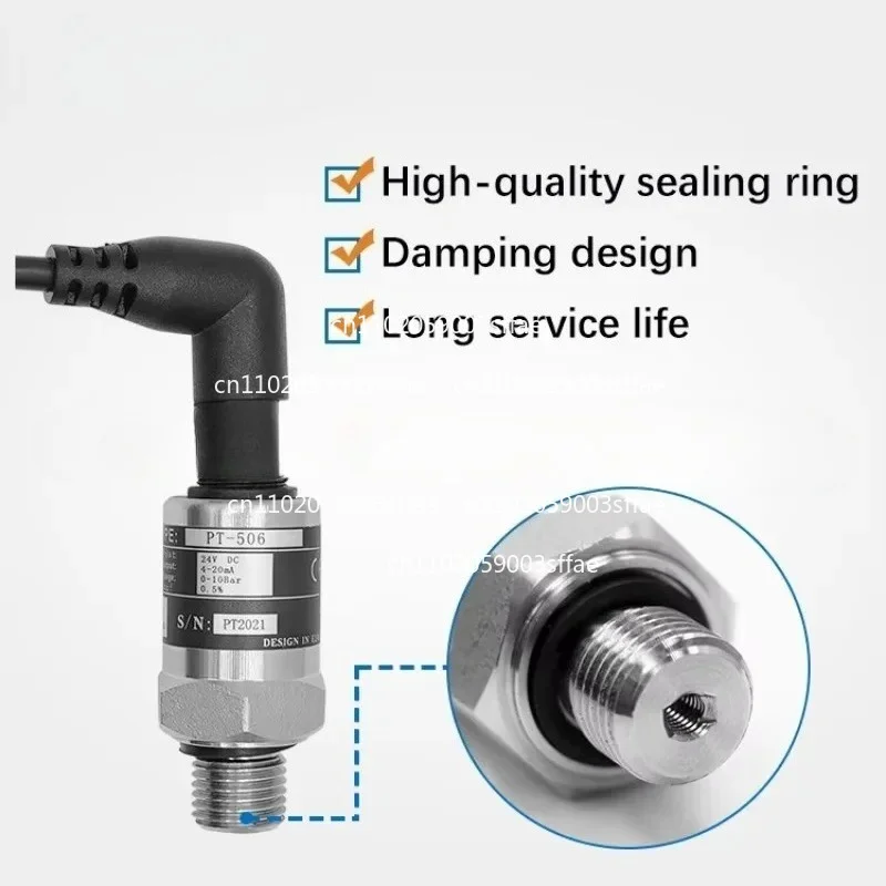 PT-506 4-20mA Water Pressure Transmitter Absolute Pressure Sensor
PT-506 4-20mA Water Pressure Transmitter Absolute Pressure Sensor