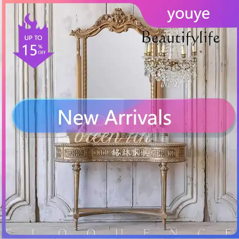 Туалетный столик N19 в стиле французского ретро, старинная мебель в стиле Людовика XVI, позолоченный комод, возможна индивидуальная настройка.
Туалетный столик N19 в стиле французского ретро, старинная мебель в стиле Людовика XVI, позолоченный комод, возможна индивидуальная настройка.