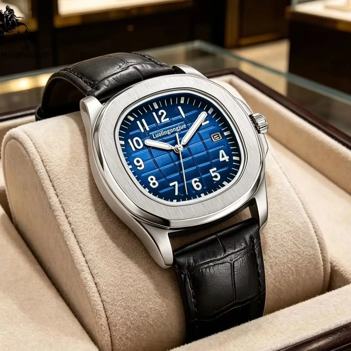 Luxury Men's Mechanical Watch, Classic Style Square Mechanical Wristwatch, Skeleton Design Leather Strap, Calendar Waterproof Automatic Mechanical Watch, High-End Business Casual Wristwatch, Craftsmanship Replica Mechanical Watch, Men's Luxury Commuter Wr
Luxury Men's Mechanical Watch, Classic Style Square Mechanical Wristwatch, Skeleton Design Leather Strap, Calendar Waterproof Automatic Mechanical Watch, High-End Business Casual Wristwatch, Craftsmanship Replica Mechanical Watch, Men's Luxury Commuter Wr