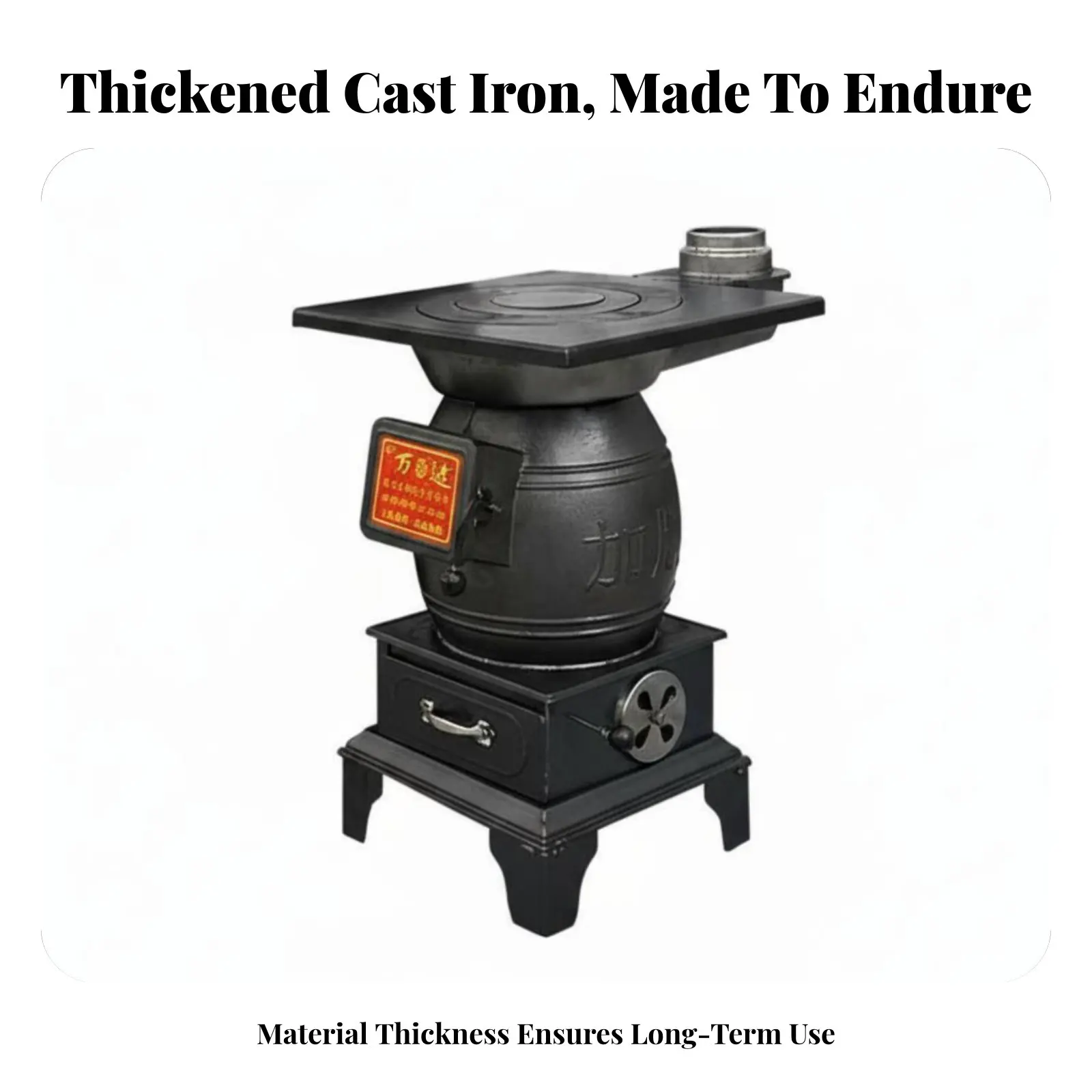 Чугунная двухтопливная печь для отопления, совместимая с дровами, бездымный камин для помещений, утолщенная, прочная, для обогрева сельских домов зимой
Чугунная двухтопливная печь для отопления, совместимая с дровами, бездымный камин для помещений, утолщенная, прочная, для обогрева сельских домов зимой